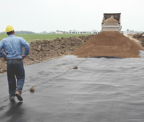 100% PP Woven Geotextile Price Per M2 Rolls for Road Stability and Saperation